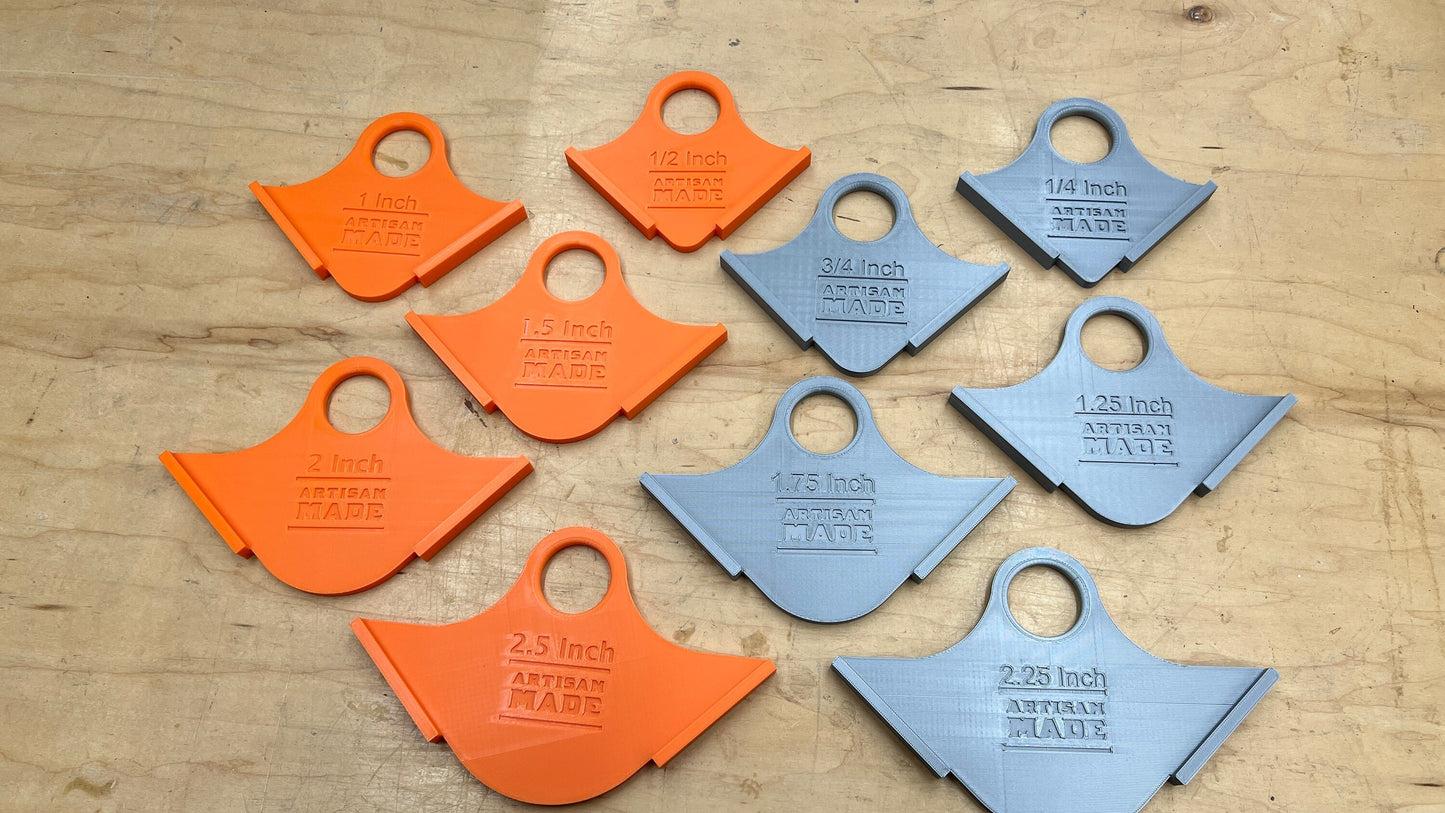 10-Radius Jigs: Stackable and Mountable-STL Files