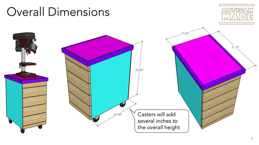 Mobile Tool stand / Drill Press Stand