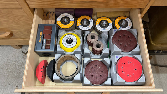 Stackable Sanding Disc Organizers STL Files
