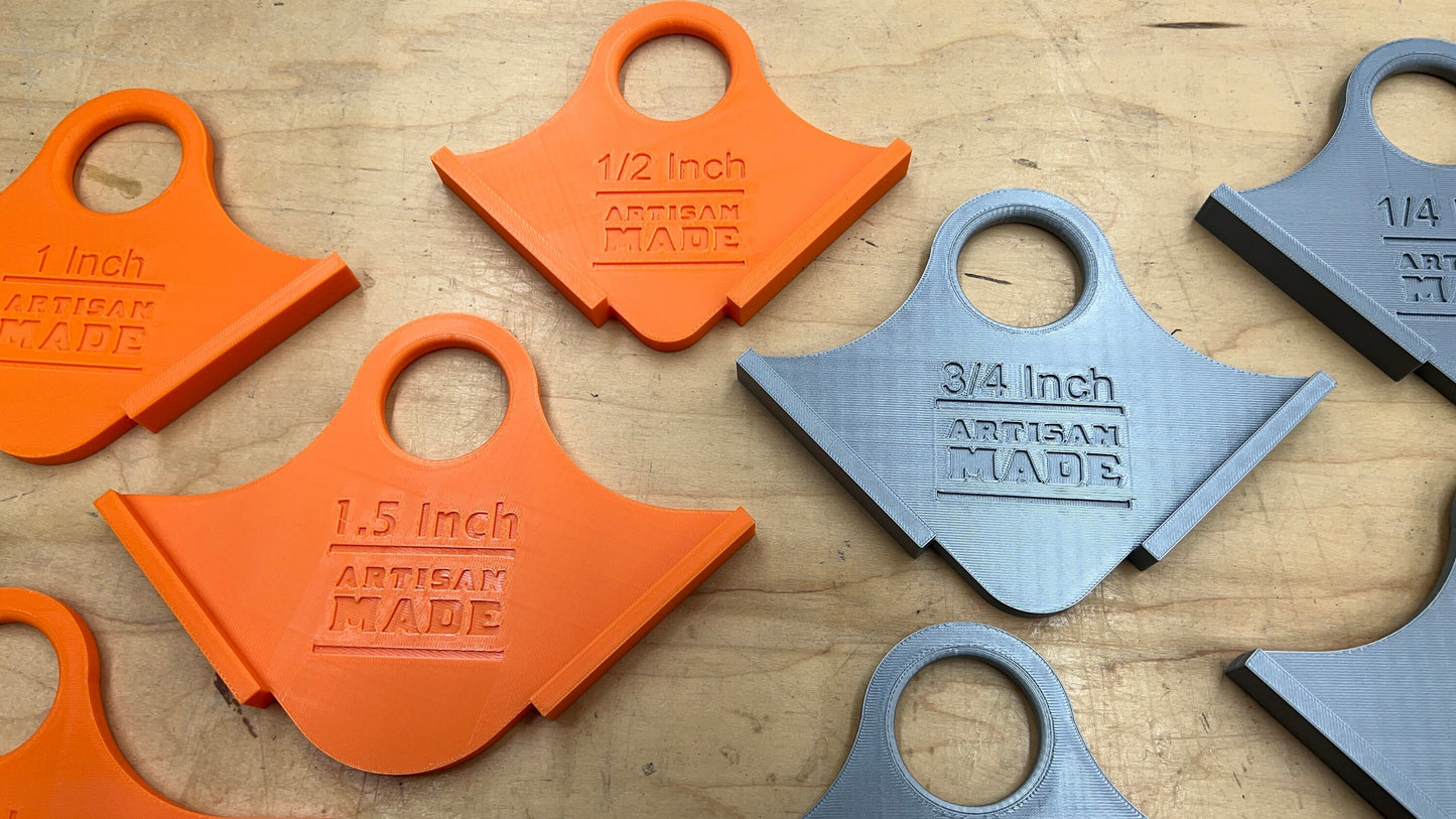 10-Radius Jigs: Stackable and Mountable-STL Files