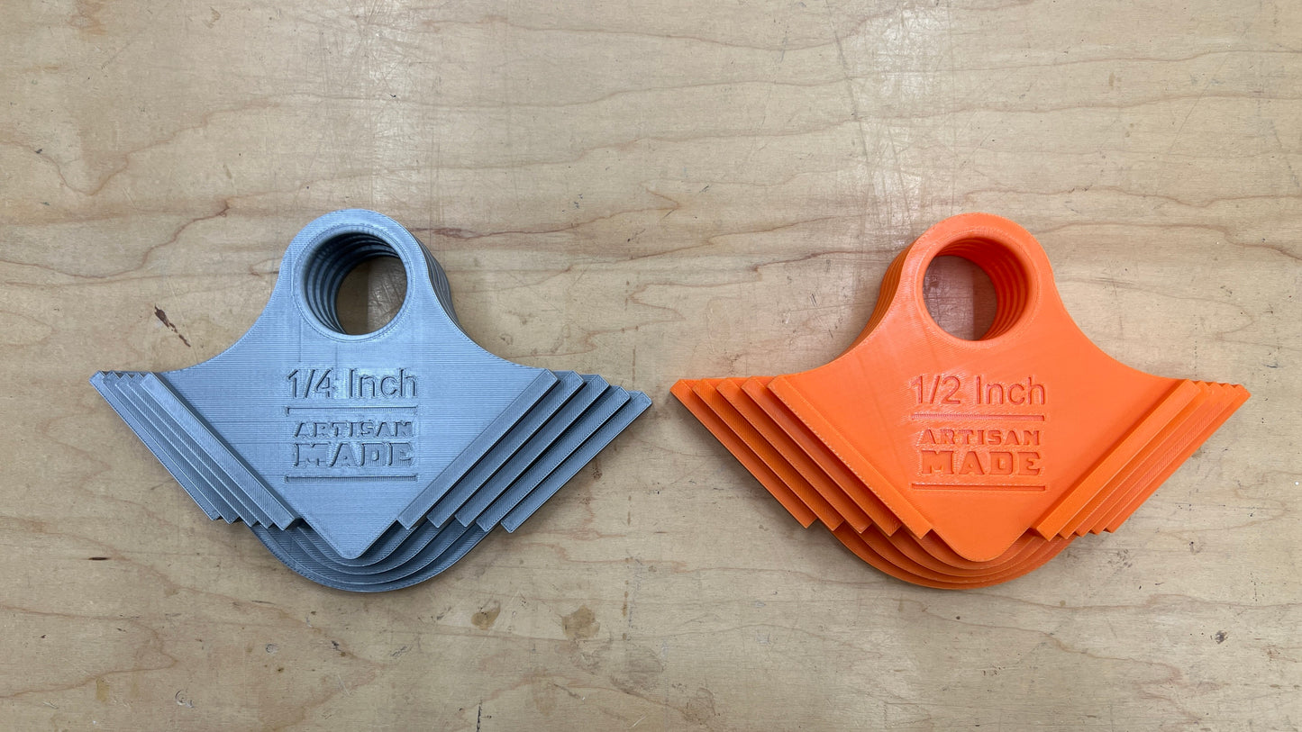 10-Radius Jigs: Stackable and Mountable-STL Files