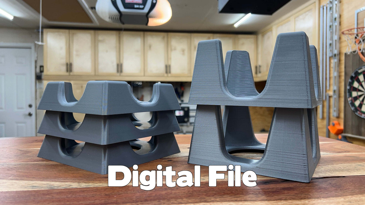 Stackable Sanding Disc Organizers STL Files