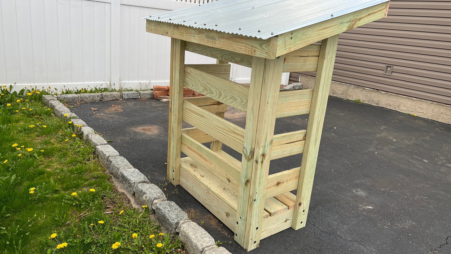 Small Firewood Storage Shed Plans