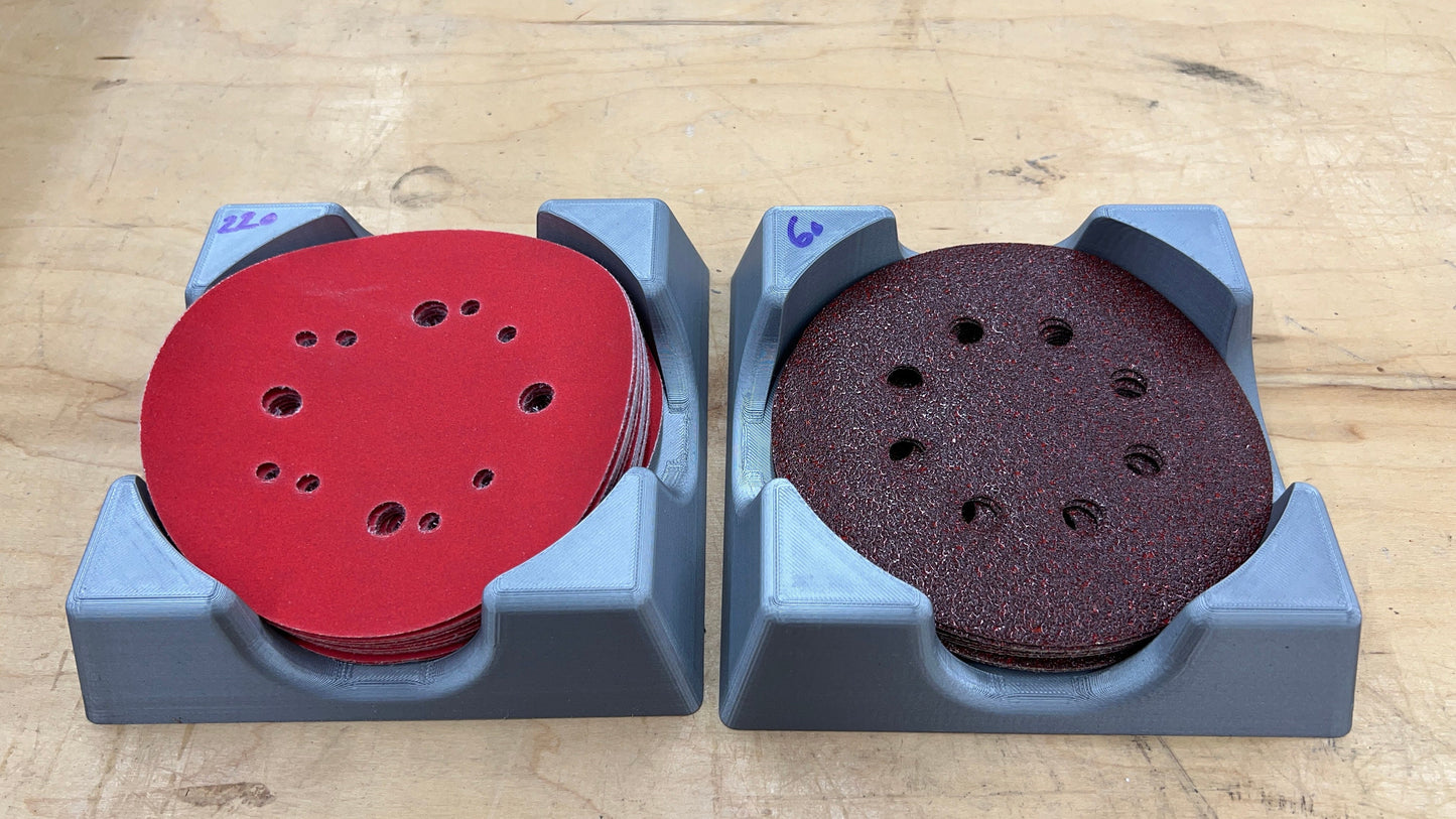 Stackable Sanding Disc Organizers STL Files