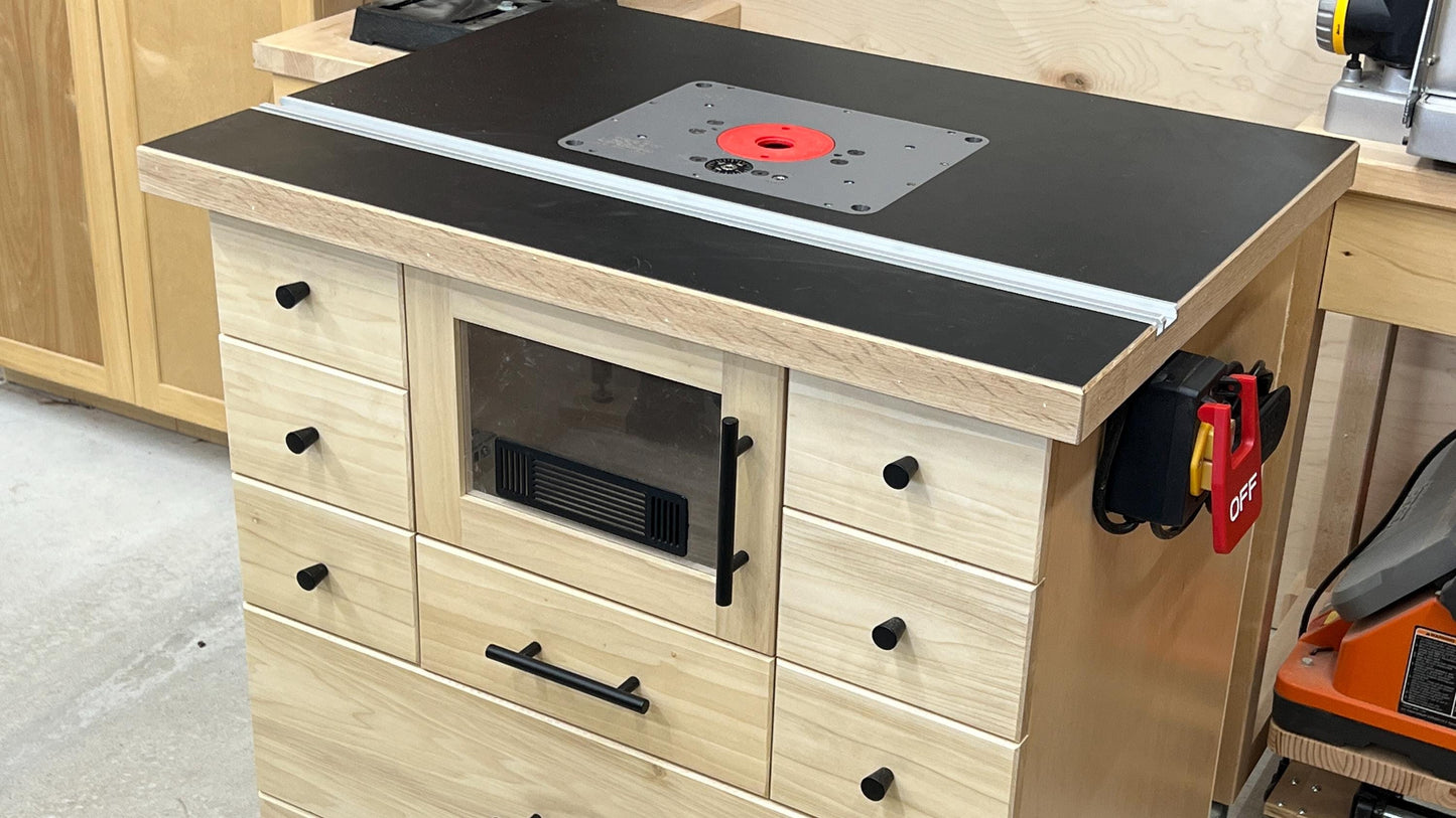 DIY Router Table Plans With 3D Printer Upgrade files
