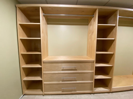 Walk-in Closet Storage System Plans