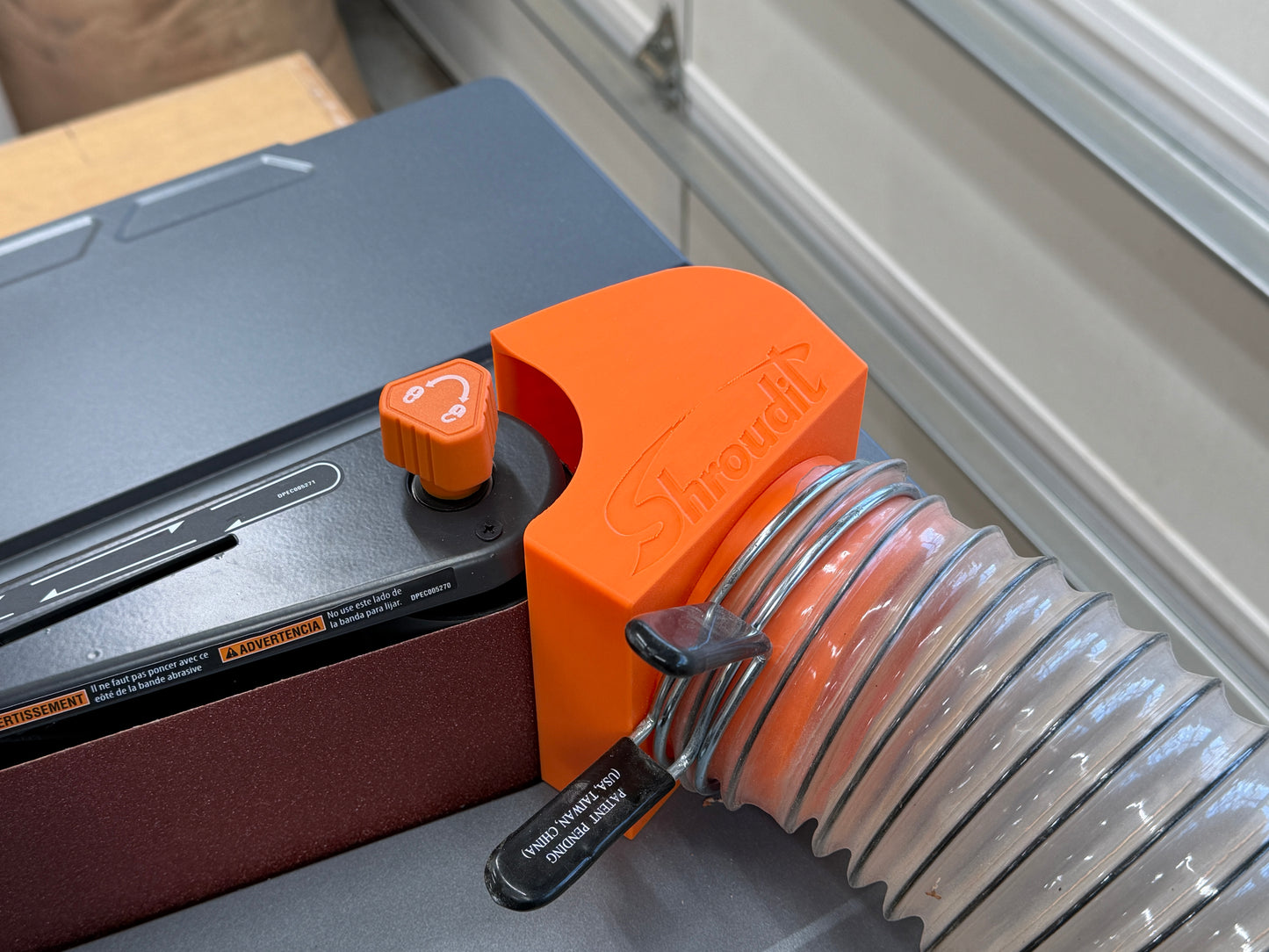 Ridgid Model R4840 Dust Shroud With 2.5 Inch And 4 Inch Flex Hose Adapters / Free Shipping