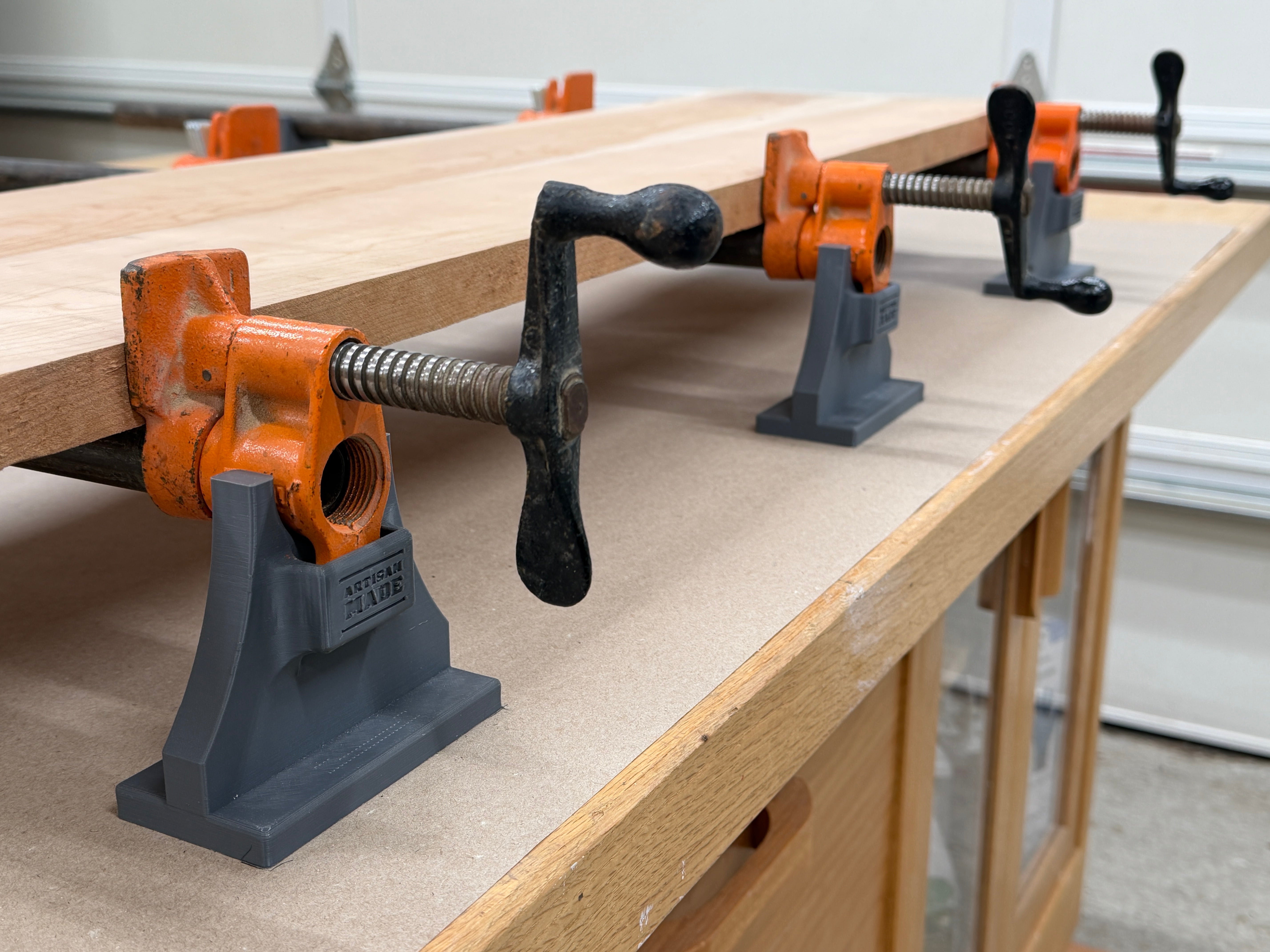 Pipe Clamp Supports-Set of 4 / Free Shipping – Artisan Made Builds