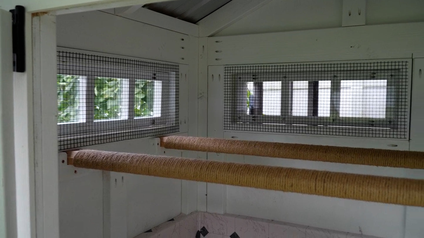 Dream Chicken Coop Build Plans / 8x12 Fully enclosed Chicken Coop And Run Project Plans