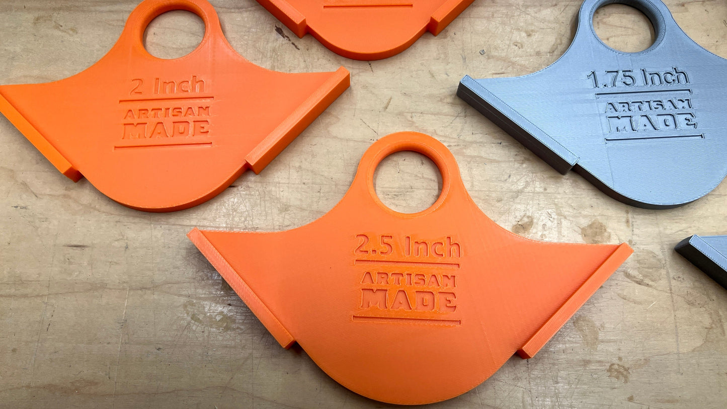 10-Radius Jigs: Stackable and Mountable-STL Files