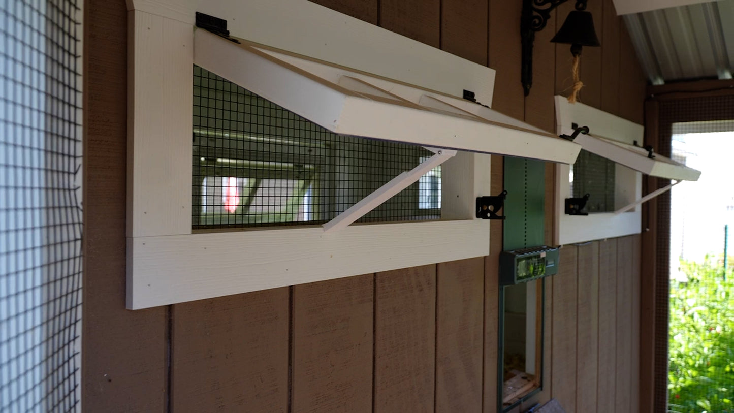 Dream Chicken Coop Build Plans / 8x12 Fully enclosed Chicken Coop And Run Project Plans