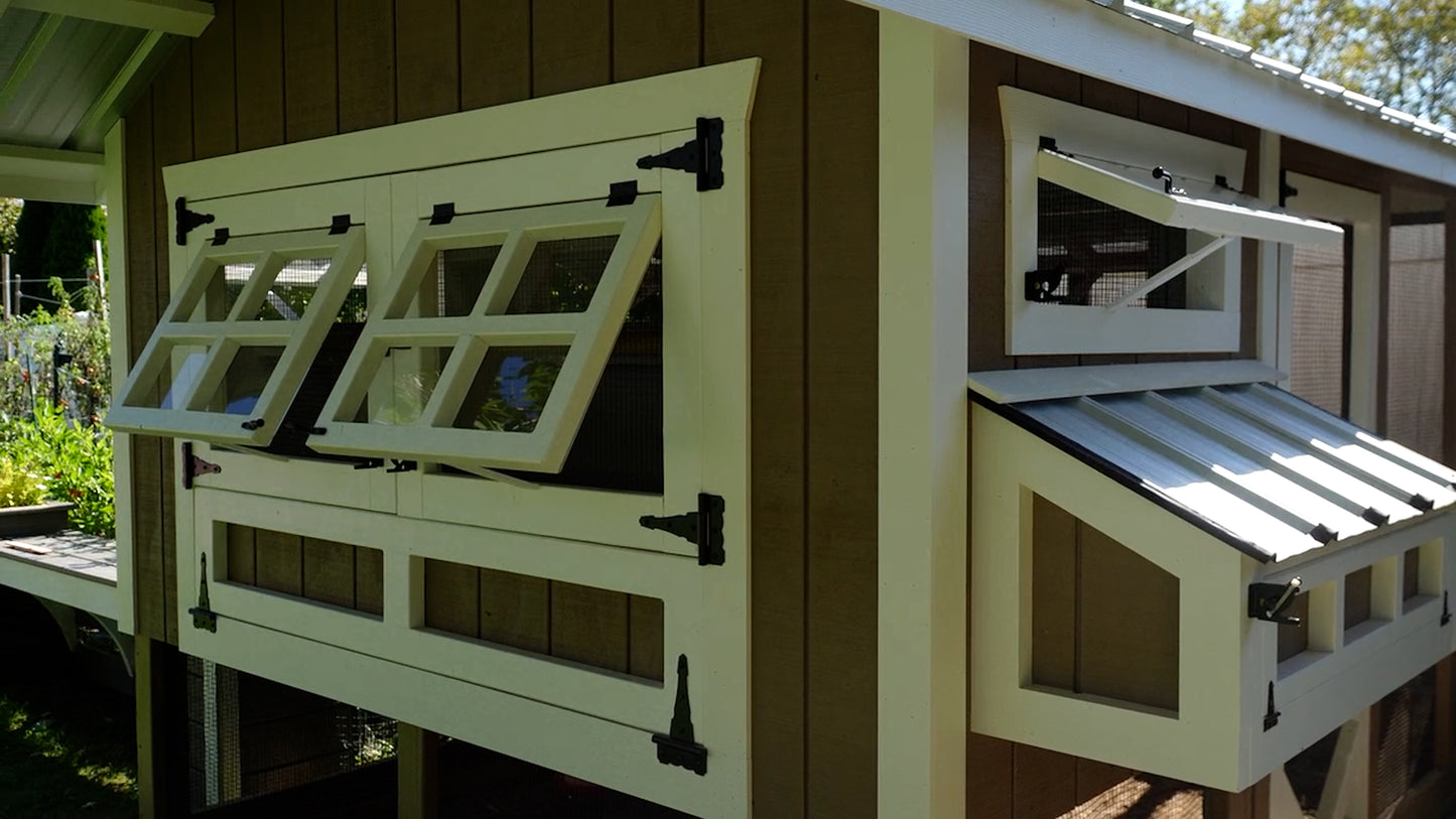 Dream Chicken Coop Build Plans / 8x12 Fully enclosed Chicken Coop And Run Project Plans