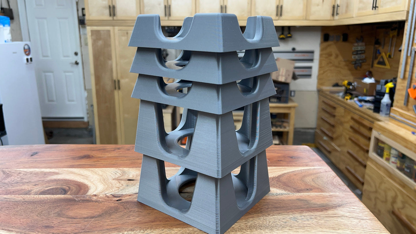 Stackable Sanding Disc Organizers STL Files