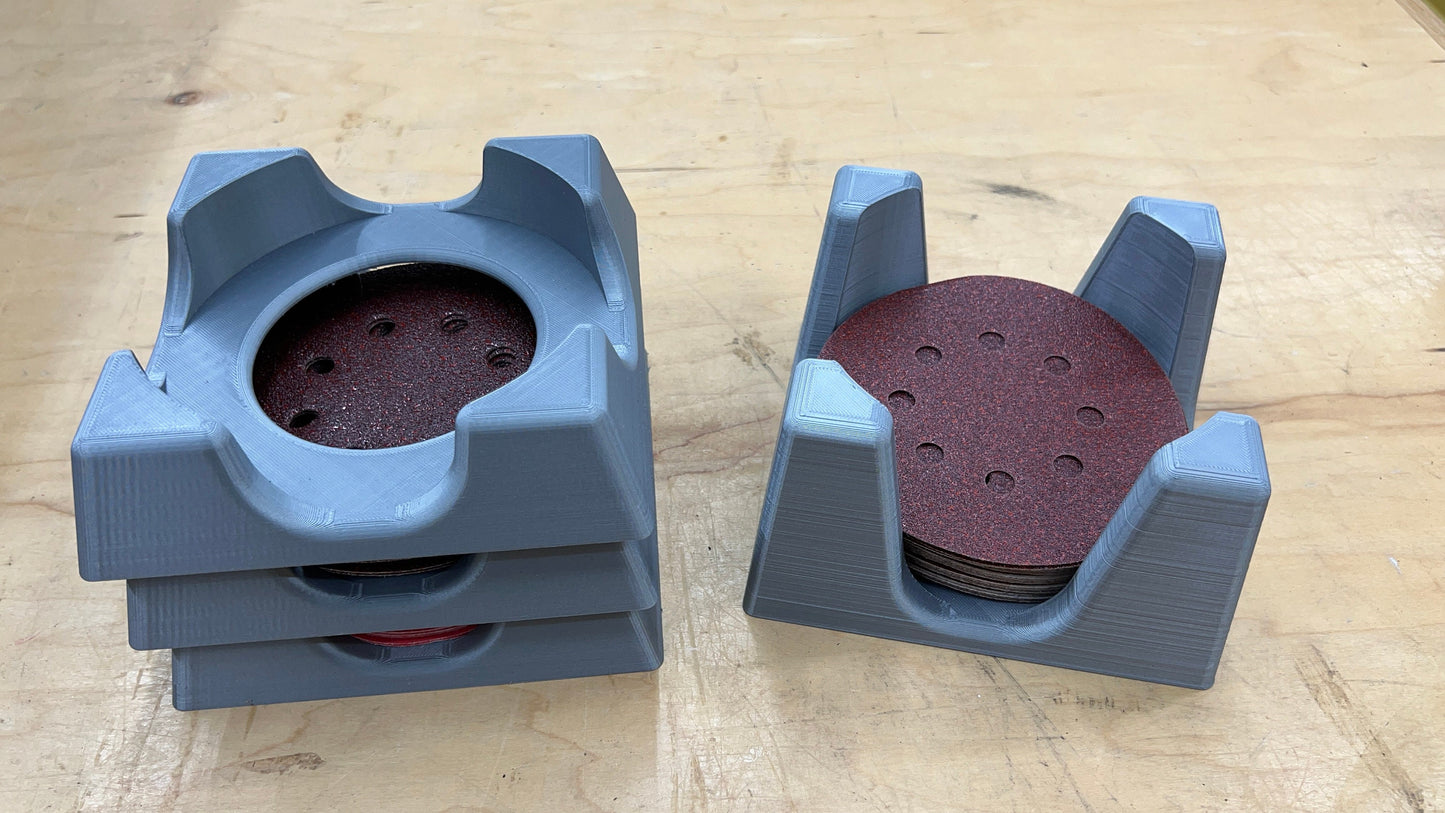Stackable Sanding Disc Organizers STL Files