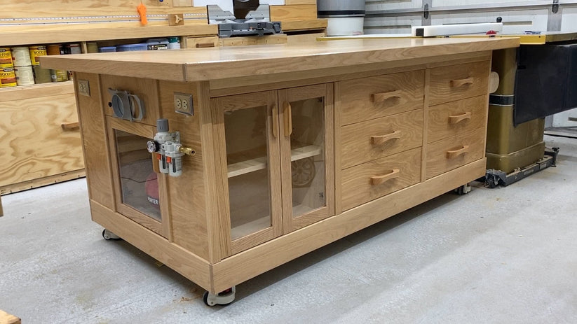 Mobile Workbench / Assembly Table / Outfeed Table – Artisan Made Builds