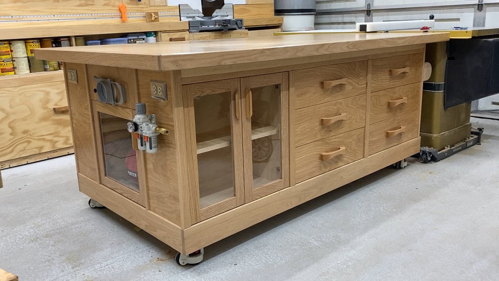 Mobile Workbench / Assembly Table / Outfeed Table – Artisan Made Builds