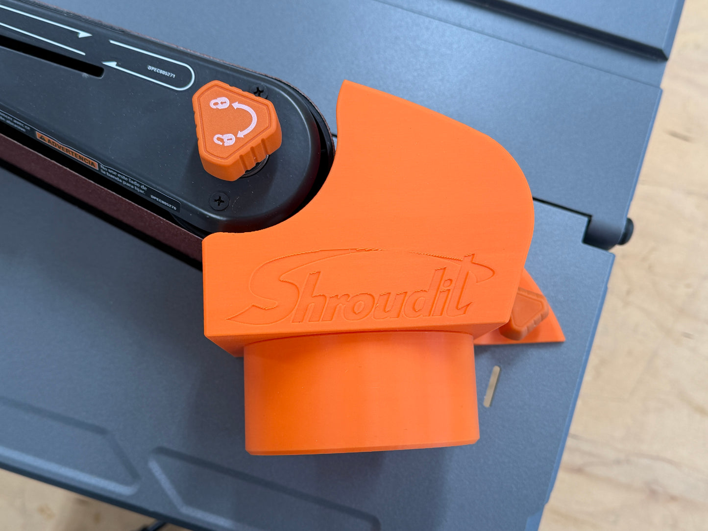 Ridgid Model R4840 Dust Shroud  With 2.5 Inch And 4 Inch Flex Hose Adapters / Free Shipping