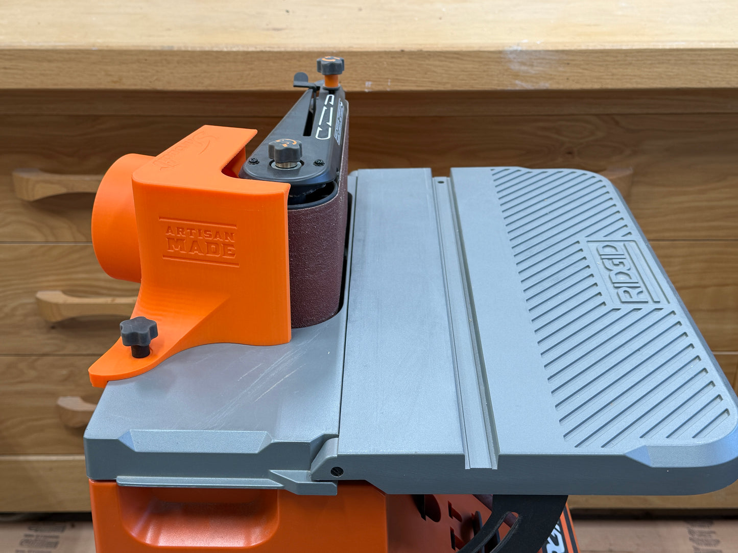 Dust Shroud For Ridgid Oscillating Sander With 2.5 Inch And 4 Inch Flex Hose Adapters, For Models EB4424, EB44241, EB44242, and EB44243 / Free Shipping