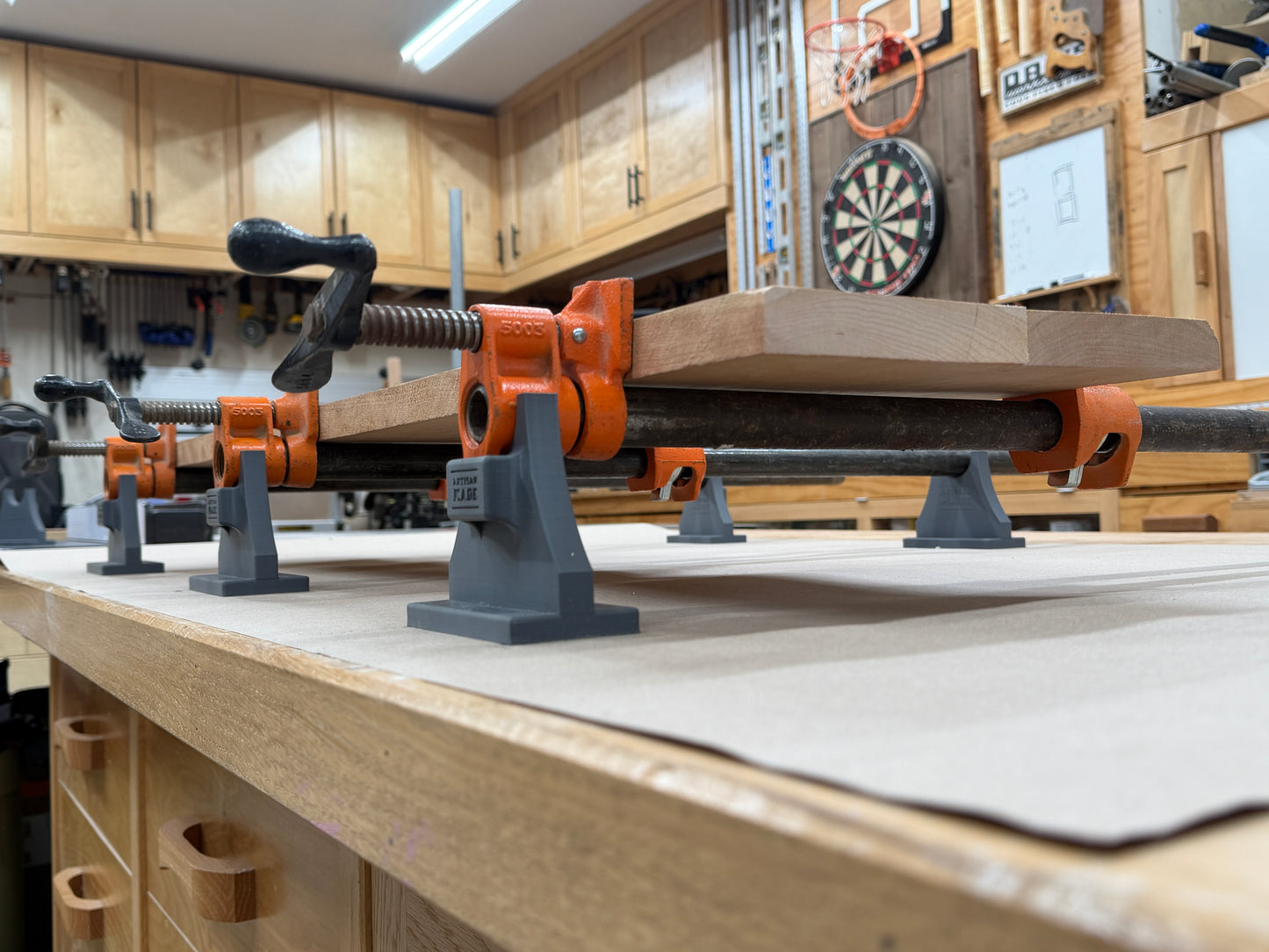 Pipe Clamp Supports-Set of 4 / Free Shipping