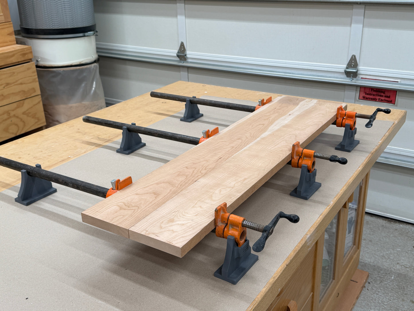 Pipe Clamp Supports-Set of 4 / Free Shipping