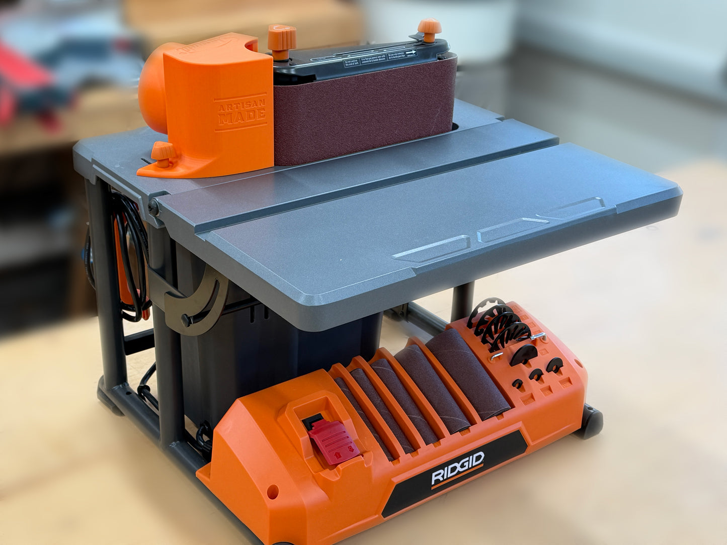 Ridgid Model R4840 Dust Shroud  With 2.5 Inch And 4 Inch Flex Hose Adapters / Free Shipping