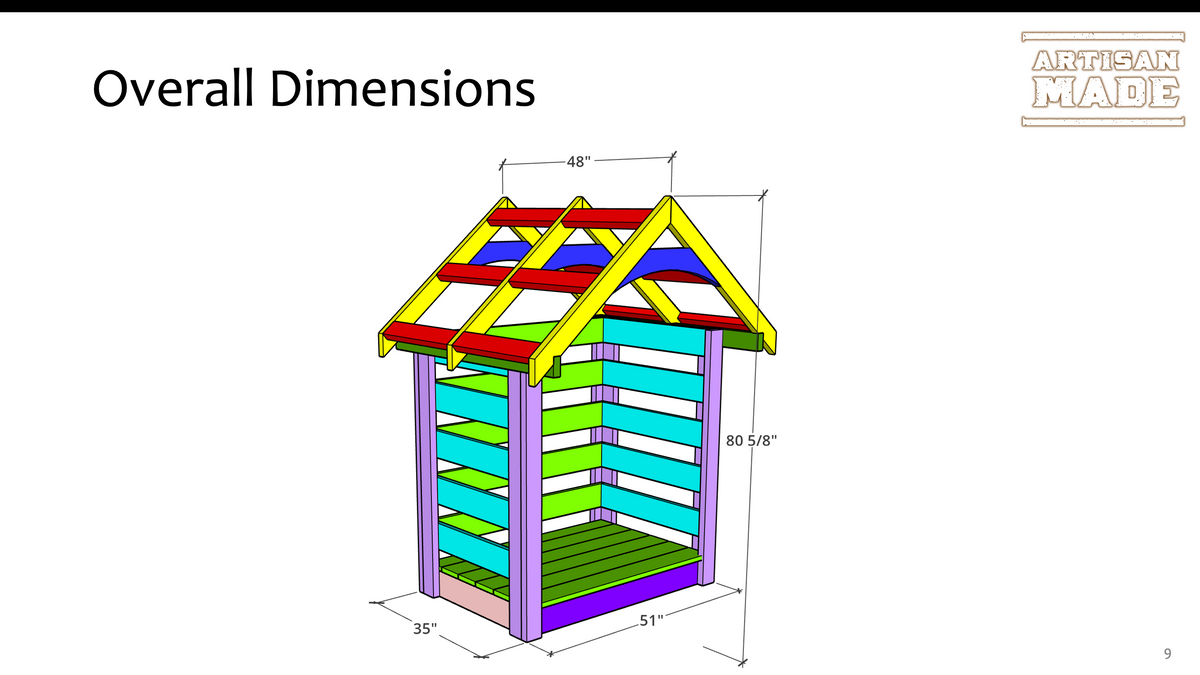 Face Cord Firewood Storage Shed Plans