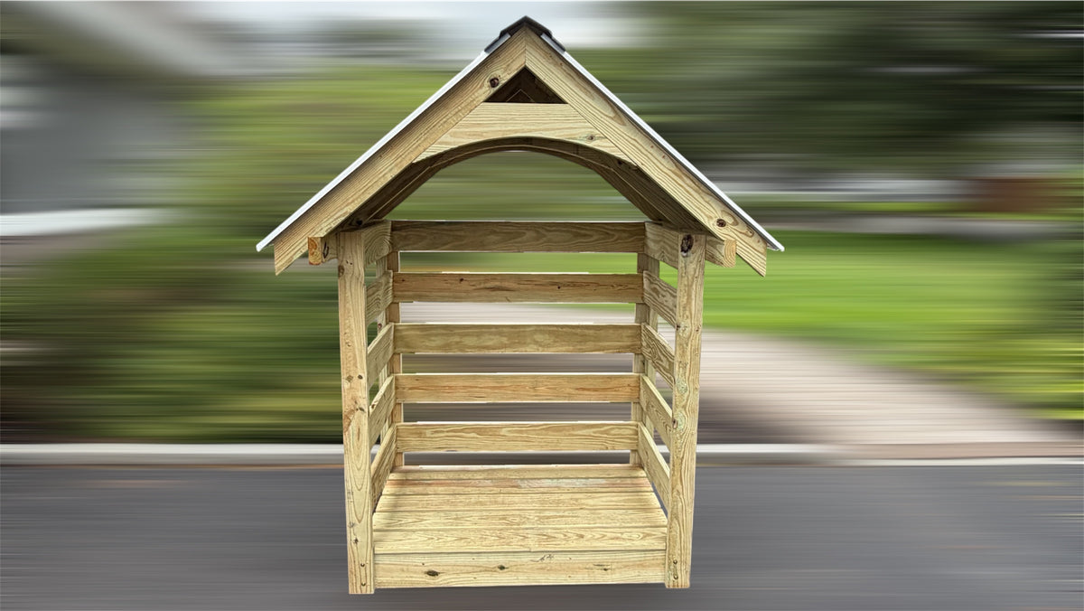 Face Cord Firewood Storage Shed Plans