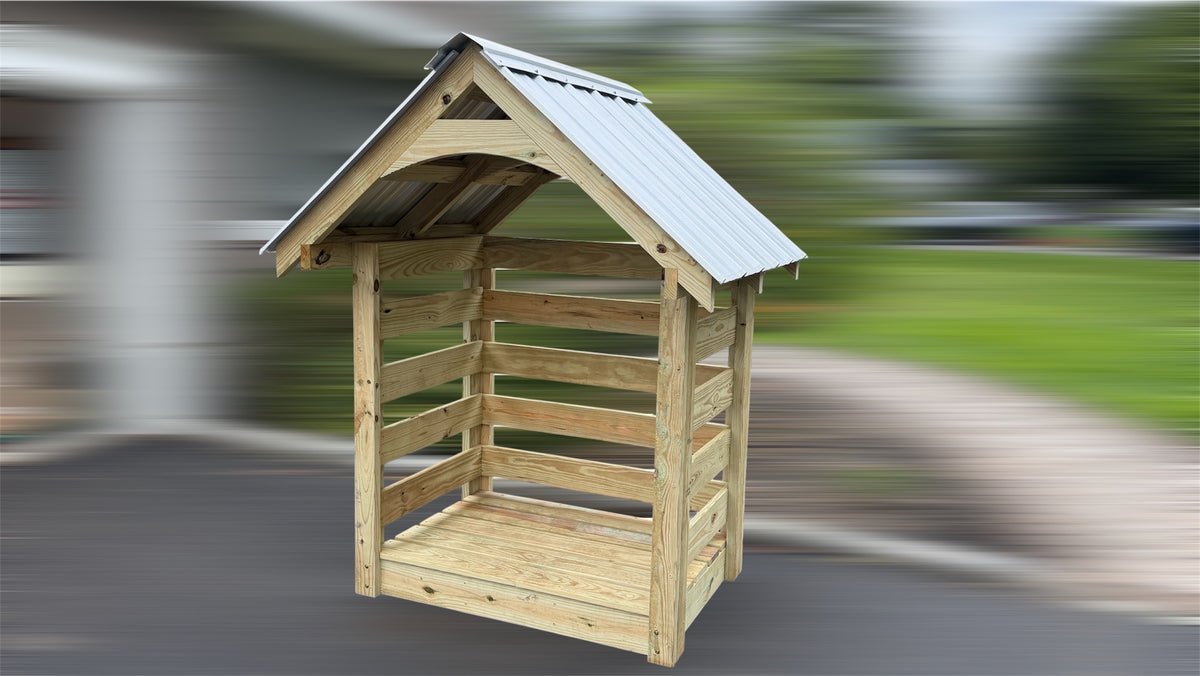 Face Cord Firewood Storage Shed Plans