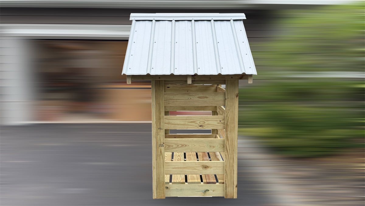 Face Cord Firewood Storage Shed Plans