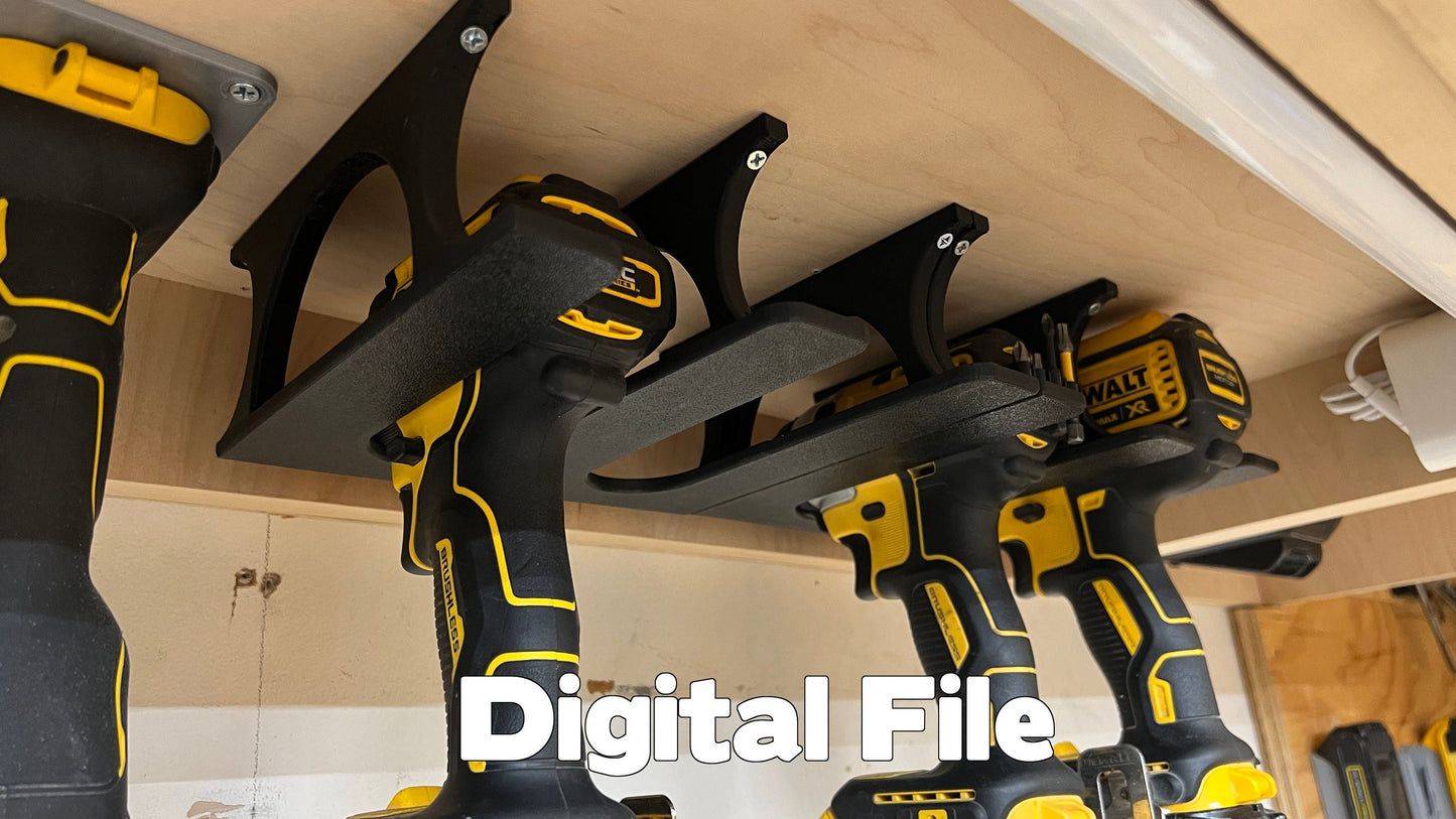 Under Mount Drill Holder STL File