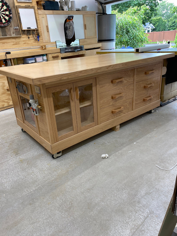 Mobile Workbench / Assembly Table / Outfeed Table – Artisan Made Builds