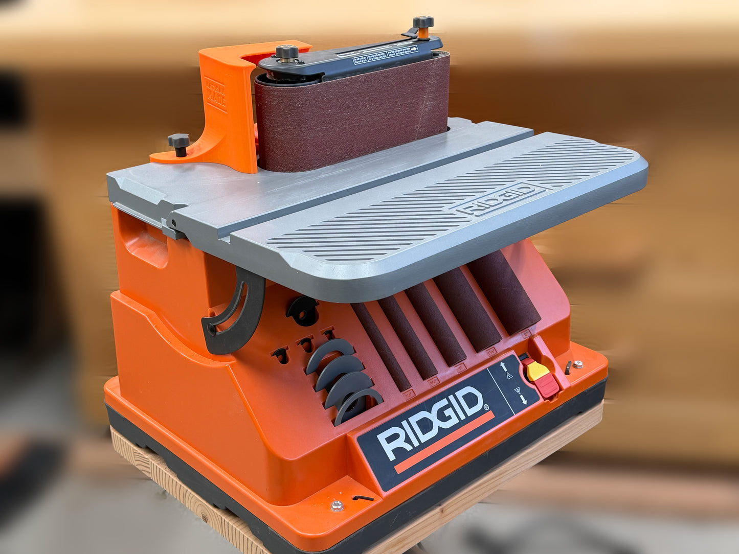 Dust Shroud For Ridgid Oscillating Sander With 2.5 Inch And 4 Inch Flex Hose Adapters, For Models EB4424, EB44241, EB44242, and EB44243 / Free Shipping