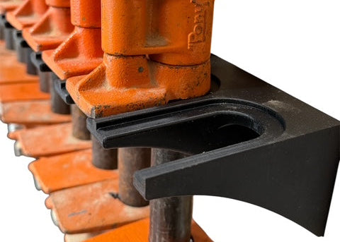 Pony Clamp Wall Mount Storage System (3/4 inch) Holds 4 Clamps / Free US Shipping Over $65